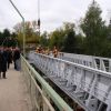 Пешеходный мост в районе платформы «Чертаново»